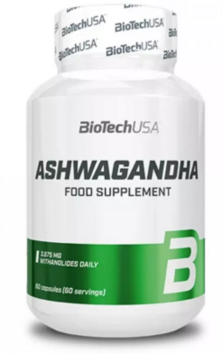 BioTech USA Ashwagandha 60 kapsúl BioTech USA Kft. www.bohre.sk