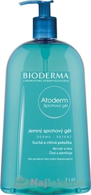 Bioderma Atoderm jemný sprchový gél pre suchú a citlivú pokožku 1000 ml Bioderma www.bohre.sk