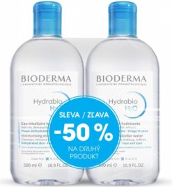 Bioderma Hydrabio H2O Festival micelárna pleťová voda 2 x 500 ml darčeková sada Bioderma www.bohre.sk