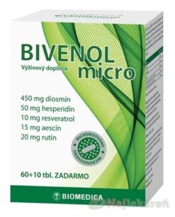 Biomedica Bivenol micro 60 + 10 tabliet Biomedica www.bohre.sk