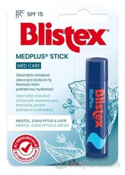 Blistex MEDPLUS STICK SPF 15 balzam na pery, tyčinka 4,25 g Blistex www.bohre.sk