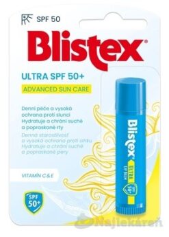 Blistex ULTRA SPF 50+ balzam na pery, tyčinka 4,25 g Blistex www.bohre.sk