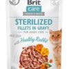 Brit Care cat Sterilized filety v šťave s králikom v kapsičke pre mačky 24x85g BRIT Care www.bohre.sk