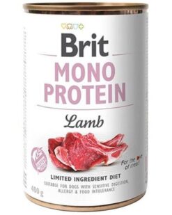 Brit Mono Protein Lamb 400g konzerva BRIT www.bohre.sk