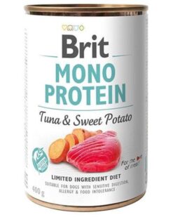 Brit Mono Protein Tuna & Sweet Potato 400g konzerva BRIT www.bohre.sk