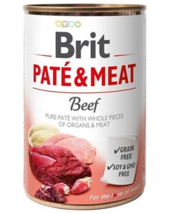 Brit Paté & Meat Beef 400g konzerva BRIT www.bohre.sk
