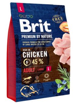 Brit Premium by Nature dog Adult L 3kg BRIT www.bohre.sk
