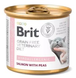 Brit Veterinary Diets GF cat Hypoallergenic konzerva pre mačky 200g BRIT www.bohre.sk