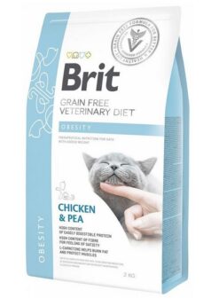 Brit Veterinary Diets GF cat Obesity granule pre mačky 2kg BRIT www.bohre.sk