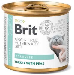 Brit Veterinary Diets GF cat Struvite konzerva pre mačky 200g BRIT www.bohre.sk