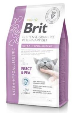 Brit Veterinary Diets GF cat Ultra-hypoallergenic granule pre mačky 2kg BRIT www.bohre.sk