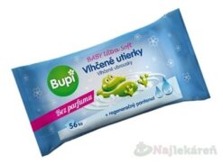 Bupi BABY Vlhčené utierky Ultra soft s pantenolom 56ks Bupi www.bohre.sk