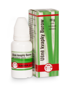 Burow ušná instilácia Vulm int.oto. 1x 20 g Galvex www.bohre.sk