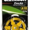CAMELION ZincAir A10 batérie do načúvacích prístrojov, žltá 6ks Camelion www.bohre.sk