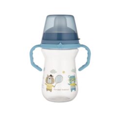 CANPOL BABIES Hrnček so silikónovým náustkom FirstCup Bonjour Paris 250ml modrý 6m+ Canpol Babies www.bohre.sk