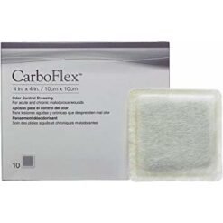 CARBOFLEX OBVAZ POHLCUJÚCI ZÁPACH 10x10cm 10 ks CARBOFLEX www.bohre.sk