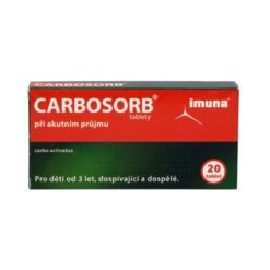CARBOSORB 320 mg 20 tabliet Carbosorb www.bohre.sk