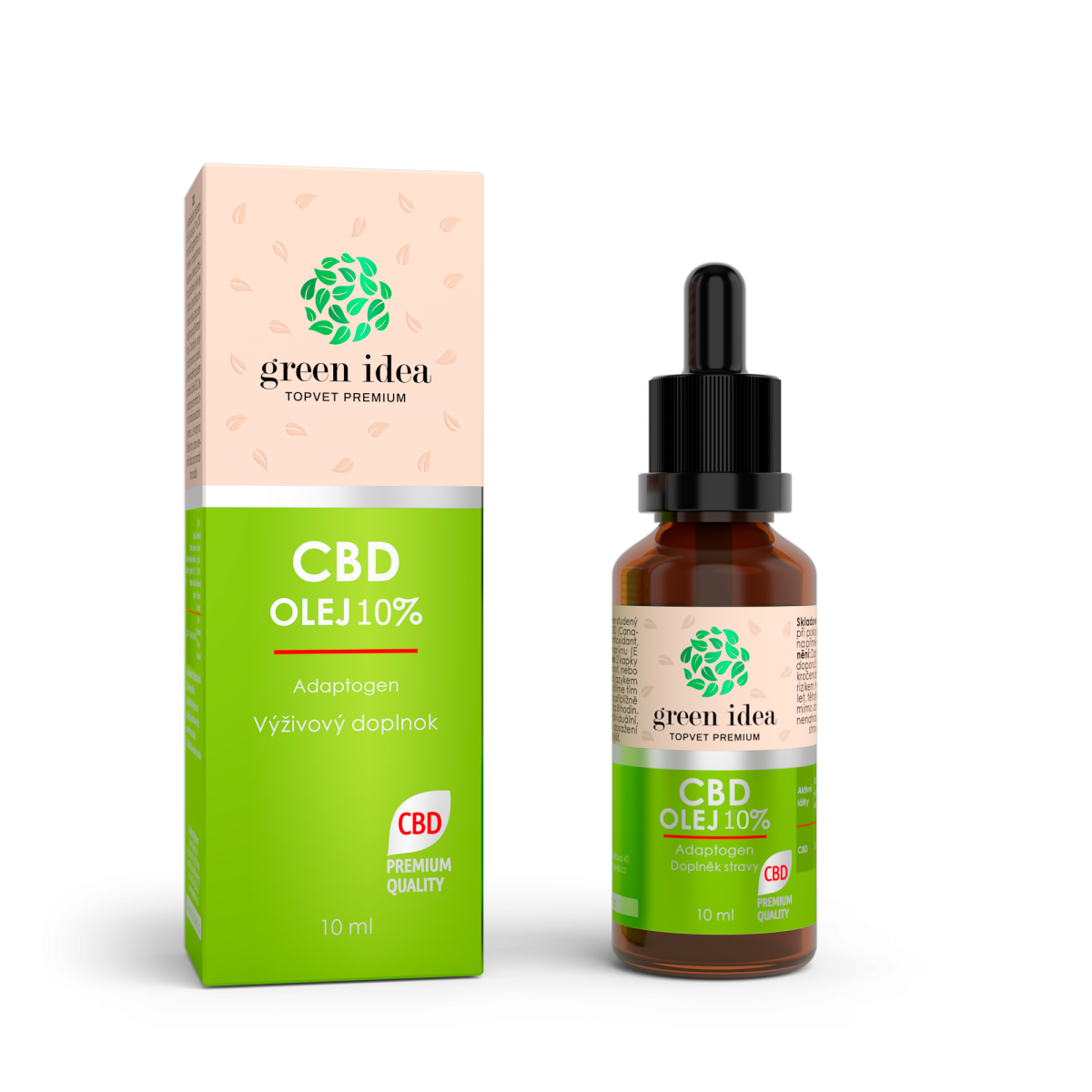 CBD olej 10 % 10 ml - Green idea Green idea www.bohre.sk