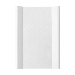 CEBA Podložka prebaľovacia 2-hranná s pevnou doskou (50x70) Comfort Caro Biela CEBA www.bohre.sk