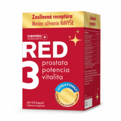CEMIO Red3 + súťaž 60 + 30 kapsúl zadarmo CEMIO www.bohre.sk