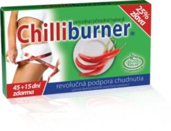 CHILLIBURNER - spaľovanie tukov 45+15 tabliet Good Nature www.bohre.sk