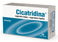 CICATRIDINA vaginálne čapíky 10x2g Cicatridina www.bohre.sk