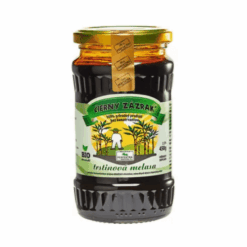 ČIERNY ZÁZRAK Trstinová melasa bio sklo 450 g Čierny zázrak www.bohre.sk