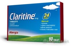 CLARITINE na alergiu 10tbl Claritine www.bohre.sk