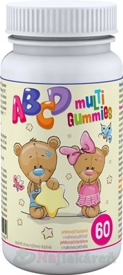 CLINICAL ABCD Multi Gummies 60 pektínových cukríkov Pharma Activ www.bohre.sk