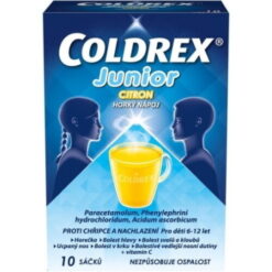 COLDREX Junior citrón 10 vrecúšok COLDREX www.bohre.sk