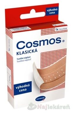 COSMOS KLASICKÁ Textilná náplasť (1mx6cm) výhodná cena  1ks Cosmos www.bohre.sk