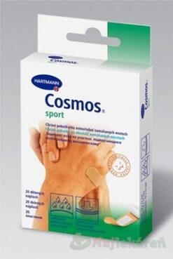 COSMOS Na šport náplasť na rany flexibilná (1,9cmx7,2cm)  20ks Cosmos www.bohre.sk