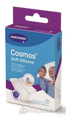 COSMOS Ultra jemná náplasť (25x72mm) 6ks, (40x60mm) 2ks, 1set Cosmos www.bohre.sk
