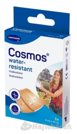 COSMOS Universal vodeodolná náplasť na rany 6x10cm 5ks Hartmann - Rico www.bohre.sk