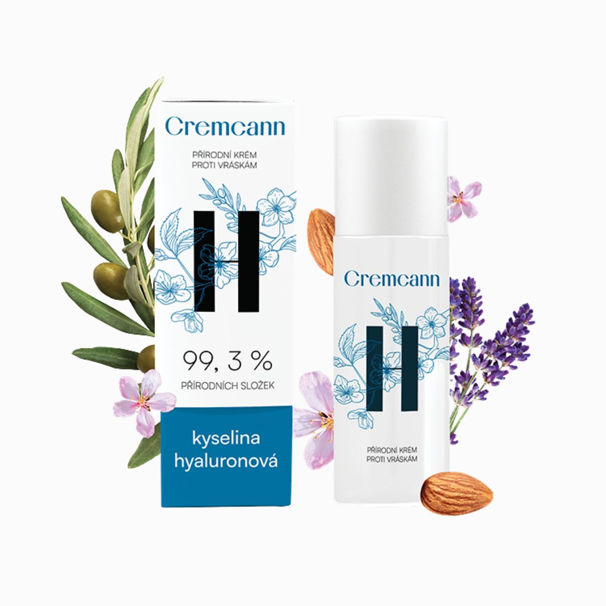 CREMCANN pleťový krém proti vráskam s kyselinou hyalurónovu - 50 ml - Annabis Annabis www.bohre.sk