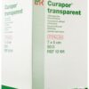 CURAPOR KRYTIE NA RANY TRANSPARENT 7x5cm sterilné, vodeodolné 50ks Curapor www.bohre.sk