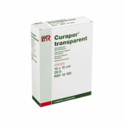 CURAPOR Krytie na rany transparent sterilné vodeodolné 10 x 15 cm 25 ks Curapor www.bohre.sk