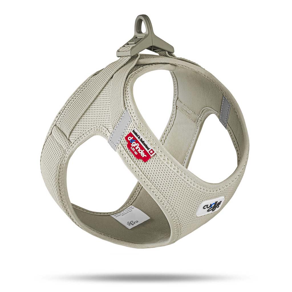CURLI Postroj pre psov so sponou Air-Mesh Light Tan XL, 12-18kg CURLI www.bohre.sk