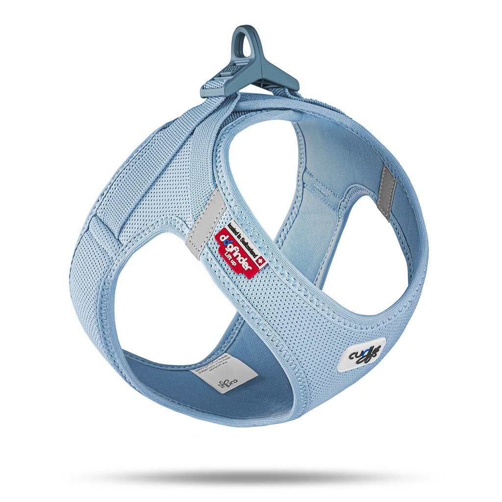CURLI Postroj pre psov so sponou Air-Mesh Skyblue S, 4-7 kg CURLI www.bohre.sk