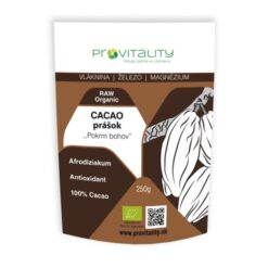 Cacao Raw Organic prášok Provitality www.bohre.sk