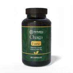 Čaga sibírska FORTE - 60 vegánskych kapsúl (600mg/ kapsula) - Herbatica Herbatica www.bohre.sk