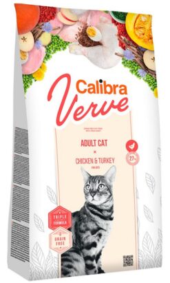 Calibra Cat Verve GF Adult Chicken & Turkey granule pre dospelé mačky 750g Calibra www.bohre.sk