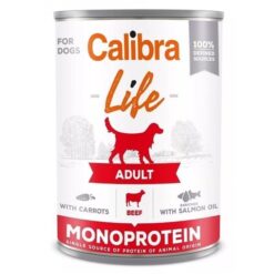Calibra KONZERVA dog Adult Life Beef & Carrots 6 x 400g Calibra www.bohre.sk