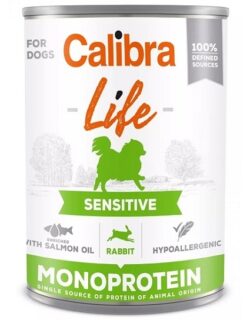 Calibra KONZERVA dog Adult Life sensitive Rabbit 6 x 400g Calibra www.bohre.sk