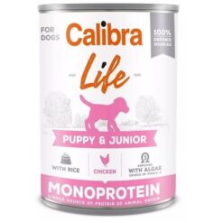 Calibra KONZERVA dog Puppy & Junior Life Chicken & Rice 6 x 400g Calibra www.bohre.sk