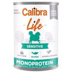 Calibra dog Adult Life sensitive Salmon & Rice konzerva pre psy 6x400g Calibra www.bohre.sk