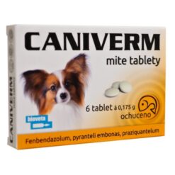 Caniverm mite tbl 6 x 0,175 g Caniverm www.bohre.sk