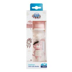 Canpol babies fľaša sa širokým hrdlom Bonjour Paris růžová 240ml Canpol Babies www.bohre.sk