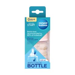 Canpol babies fľaša sa širokým hrdlom Royal Baby Pink 120 ml Canpol Babies www.bohre.sk