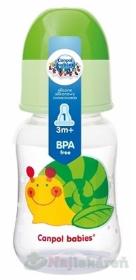 Canpol babies lahev s potiskem Afrika růžová 120ml Canpol Babies www.bohre.sk